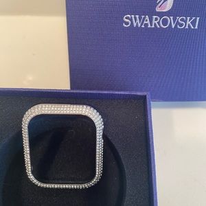 NWT Authentic Swarovski Crystal Apple Watch face plate 40mm size